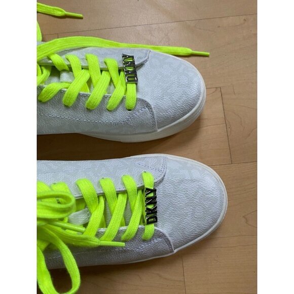DKNY "Chandra" allover logo sneaker Womens Size 7M - Picture 4 of 8